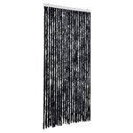 vidaXL Rideau anti-mouches anthracite 100x230 cm chenille