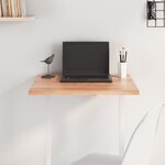 vidaXL Dessus de table marron clair 60x50x2 cm bois chêne traité
