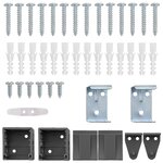 vidaXL Store Vénitien Réglable Gris Argenté 150 x 150 cm PVC