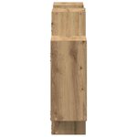 vidaXL Étagère murale chêne artisanal 159x18x65 cm bois d'ingénierie
