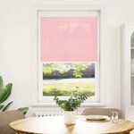 vidaXL Store plissé rose 75x100 cm largeur du tissu 74 4 cm polyester