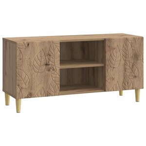 vidaXL Meuble TV 102 x 34 5 x 50 cm Chêne artisanal Bois d'ingénierie
