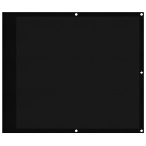 vidaXL Écran de balcon noir 90x700 cm 100  polyester oxford