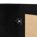 vidaXL Bibliothèque Chêne noir 82.5 x 30.5 x 185 cm Bois d'ingénierie
