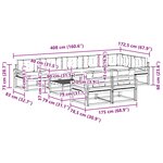 vidaXL Ensemble de canapés d'extérieur 9 pc Blanc et crème Polyester