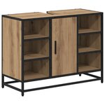 vidaXL Cabinet de salle de bain Chêne artisanal 80 x 33 x 60 cm