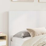 vidaXL Tête de lit Blanc Bois d'ingénierie