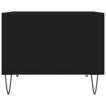 vidaXL Table basse Noir 50x50x40 cm Bois d'ingénierie