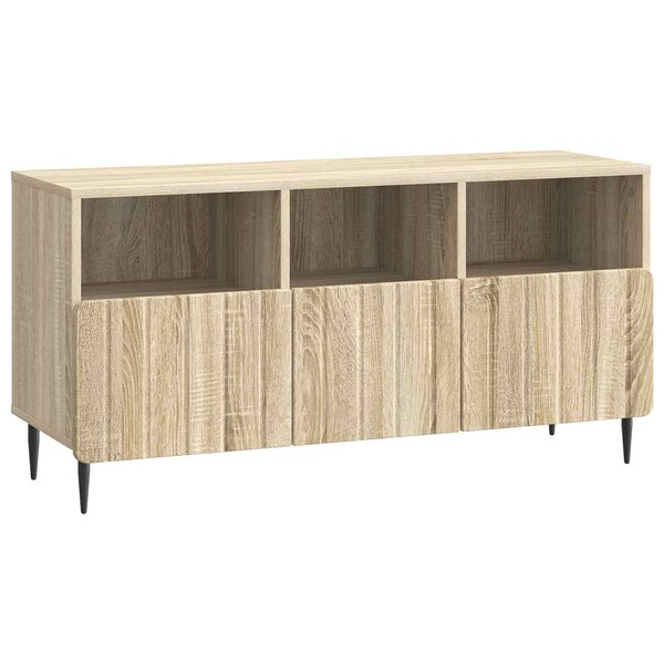 vidaXL Meuble TV Chêne Sonoma 102 x 34 5 x 50 cm Bois d'ingénierie