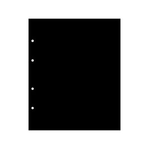 Intercalaires noirs pour feuilles Multi-Collect Lindner.