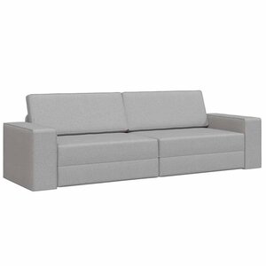 vidaXL Canapé-lit au sol Gris nuage 245 x 78 x 77 cm tissu