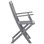 vidaXL Chaises pliables d'extérieur lot de 8 Bois d'acacia solide