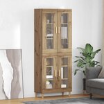 vidaXL Haut Armoire Chêne artisanal 69 5 x 34 x 180 cm
