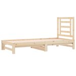 vidaXL Lit coulissant sans matelas 2x(90x200) cm
