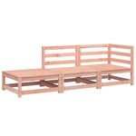 vidaXL Canapé de jardin avec repose-pieds 2 places bois massif douglas