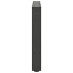 vidaXL Pieds de table basse Anthracite 2 pièces 60 x (42-43) cm Acier