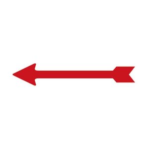 Fléchettes de signalisation autocollantes pour exposition.