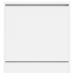 vidaXL Armoire à chaussures blanc 60x34x63 5 cm bois d'ingénierie