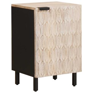 vidaXL Armoire de salle de bain avec étagère Blanc 38 x 33 x 58 cm