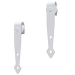 vidaXL Kit mini de porte d'armoire coulissante Acier au carbone 152 cm