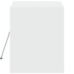 vidaXL Meuble TV mural avec lumières LED blanc 80x31x35 cm