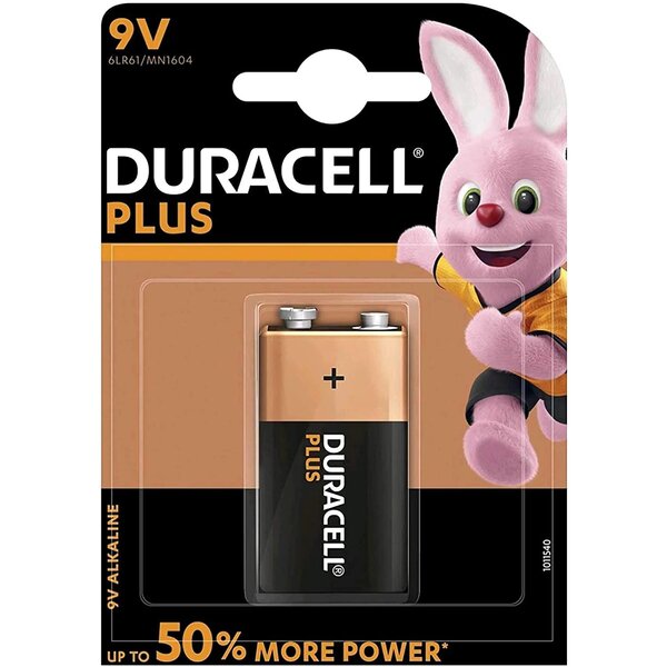 Pile 9V 6LR61 Alcaline MN1604 DURACELL