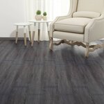 vidaXL Dalles de plancher PVC autoadhésif 5 21 m² 2 mm noir et blanc