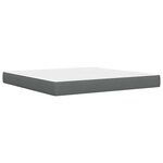 vidaXL Cadre de lit avec matelas avec tête de lit Polyester