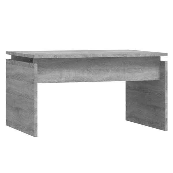 vidaXL Table basse Sonoma gris 68x50x38 cm Bois d'ingénierie