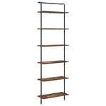 vidaXL Étagère Chêne fumé 60 x 24 x 203 cm Bois d'ingénierie