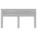vidaXL Tête de lit Gris Sonoma 180 cm Bois d'ingénierie