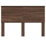 vidaXL Tête de lit Chêne brun 200 cm Bois d'ingénierie