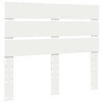 vidaXL Tête de lit Blanc 135 cm Bois d'ingénierie