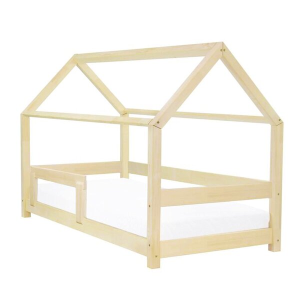 Lit cabane enfant TERY 140 x 200 verni