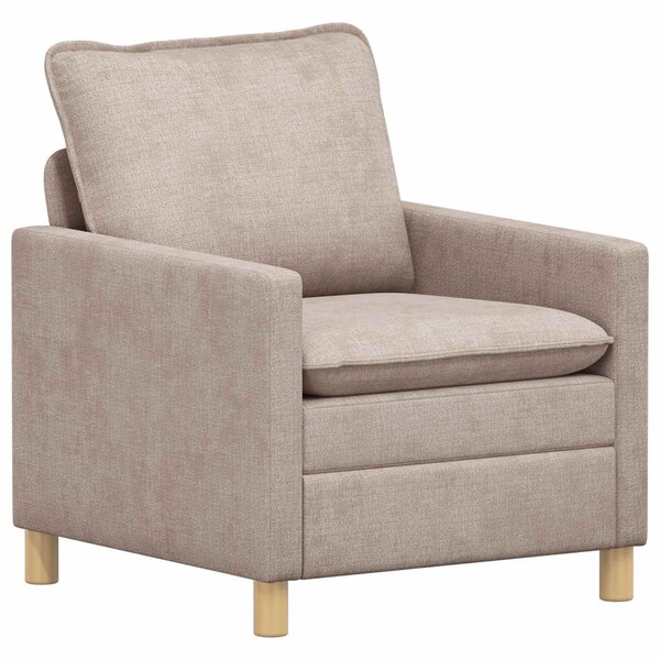 vidaXL Canapé Beige 76 x 81 x 87 5 cm Polyester