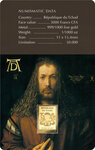Monnaie ALBRECHT DÜRER Genius Lives Forever 1/1000 Oz Or 3000 Francs Chad 2026 (PRÉCOMMANDE)