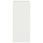 vidaXL Jardinière blanc 32x29x75 cm acier