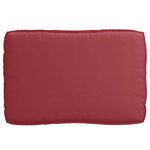 vidaXL Coussin de palette pour siège Bordeaux 120x80x12 cm en tissu Oxford