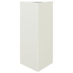 vidaXL Jardinière blanc triangulaire 40x34 5x70 cm acier