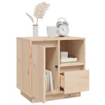 vidaXL Tables de chevet 2 Pièces 50x34x50 cm Bois de pin massif