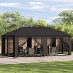 vidaXL Abri de jardin 6 x 3 m Anthracite Polyester et Acier 190
