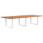 vidaXL Table à manger 320x120x74 cm bois de chêne massif rectangulaire