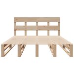 vidaXL Cadre de lit sans matelas 120x200 cm bois de pin massif