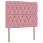 vidaXL Lit avec rangement et matelas Rose 120 x 200 cm Velours