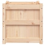 vidaXL Jardinières 2 Pièces bois de pin massif