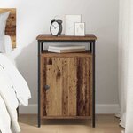 vidaXL Cabinet de chevet Bois ancien 40 x 42 x 60cm Bois d'ingénierie