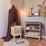 Jollein moustiquaire vintage 245 cm châtaigne