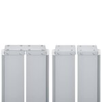 vidaXL Auvent latéral rétractable Anthracite 140 x 1000 cm