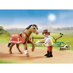 Playmobil - 70516 - cavalier et poney connemara