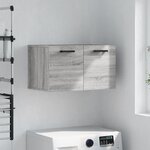 vidaXL Armoire murale Sonoma gris 60x36 5x35 cm Bois d'ingénierie